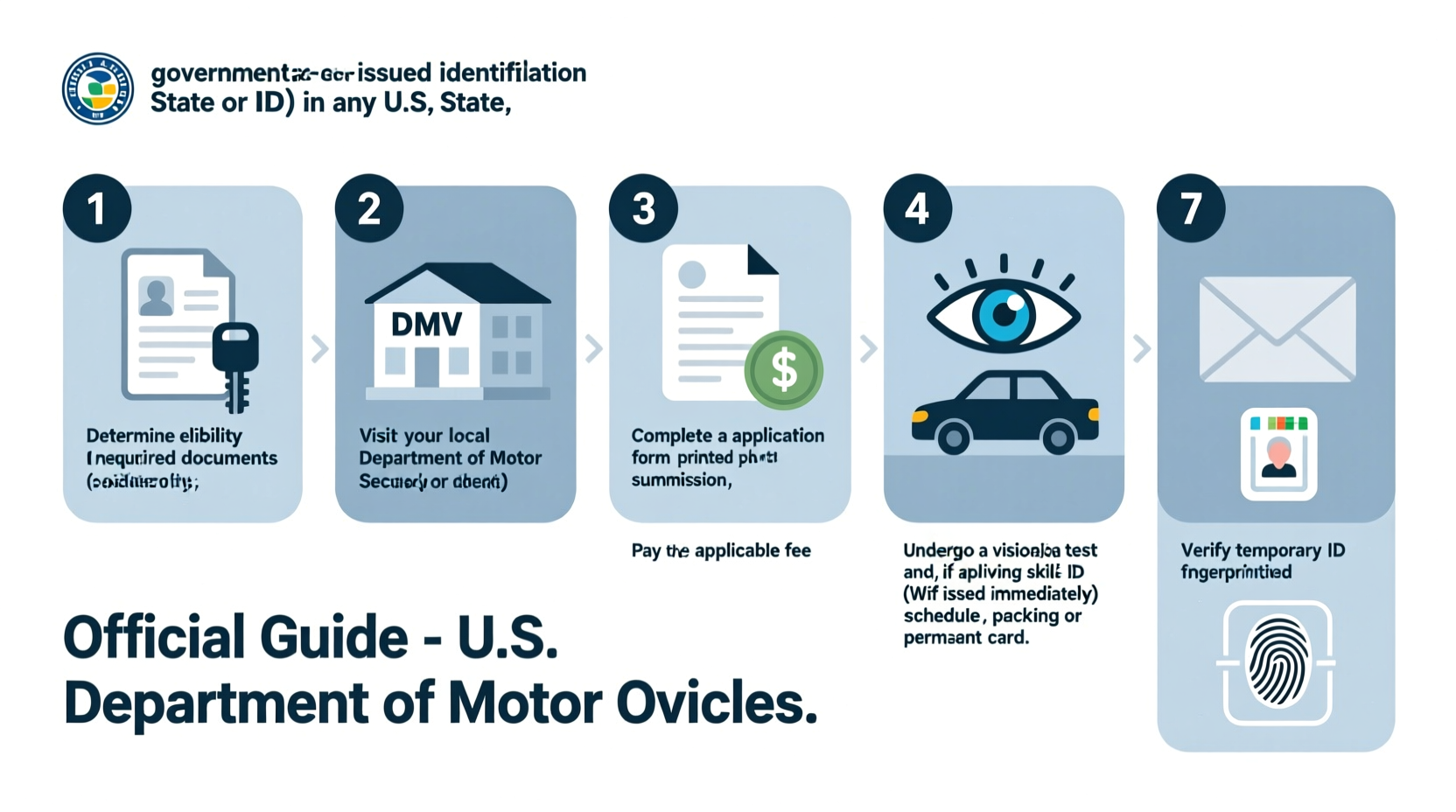 step by step guide to obtaining an identification card anywhere in the us