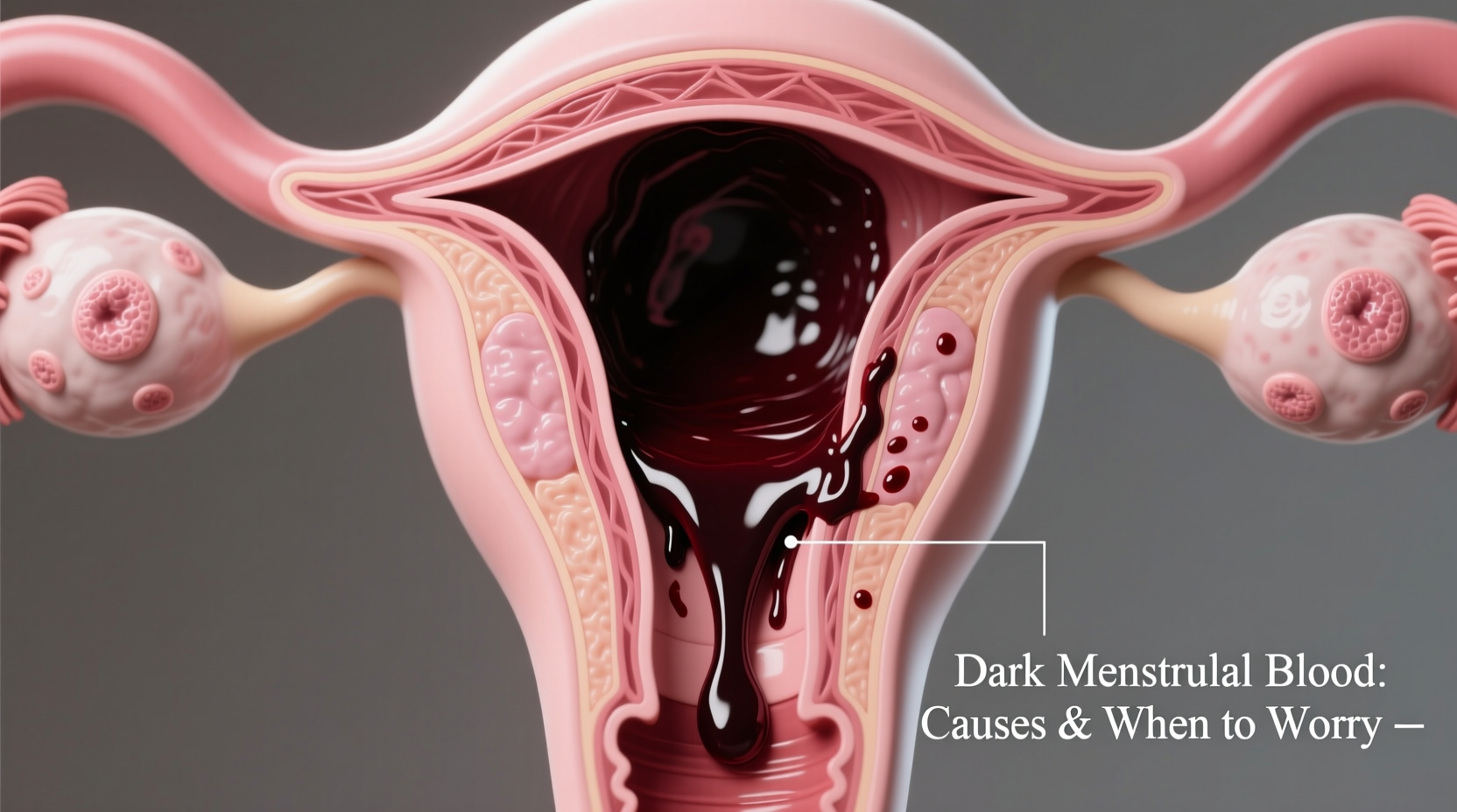 dark menstrual blood what does it mean causes when to worry 2
