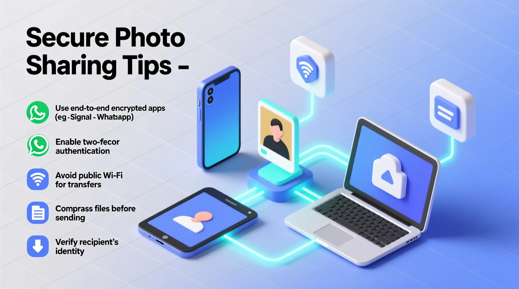 essential tips for how to send photos quickly and securely across any device
