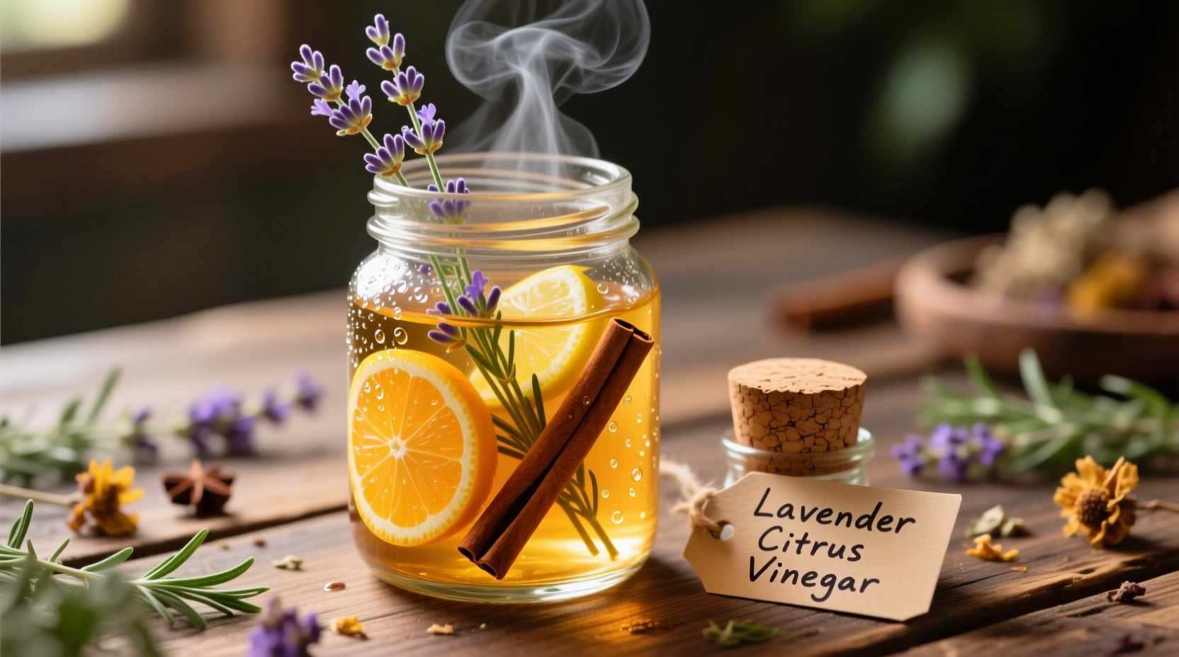 how to make scented vinegar