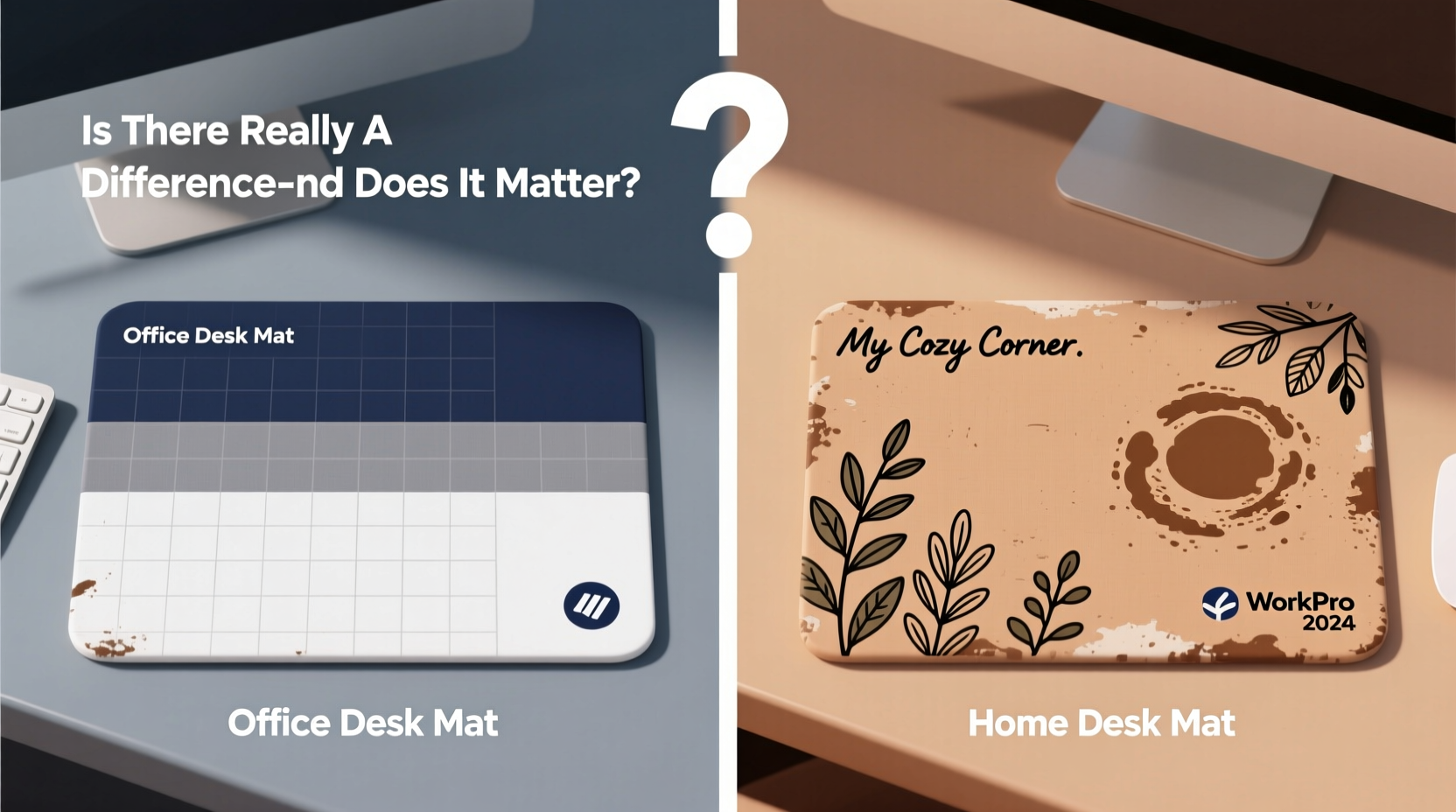 office vs home desk mat is there really a difference and does it matter