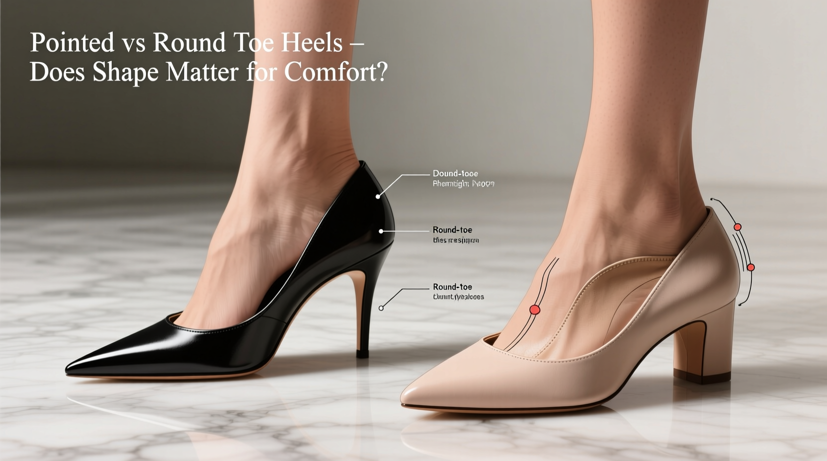 pointed vs round toe heels does the shape really matter for comfort
