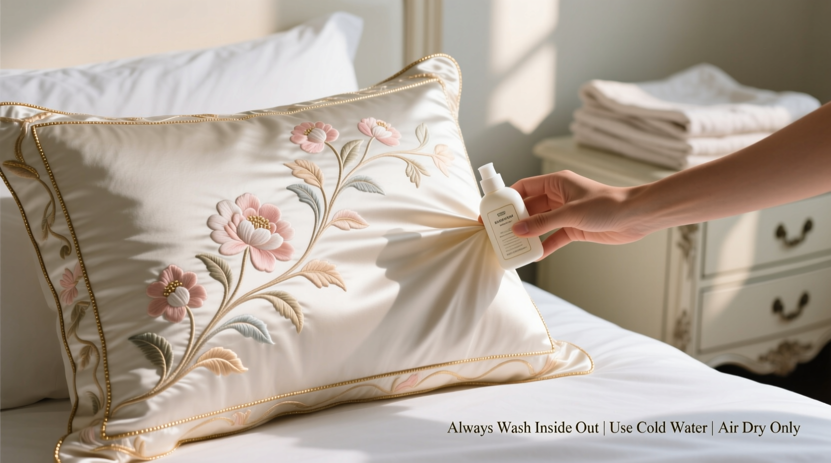 essential care tips to protect pillow covers with delicate patterns and keep them looking new