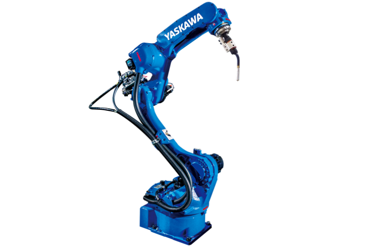 Used Yaskawa AR1440 6-axis automatic welding robot and fast and accurate arc welding robot with YRC1000 Robot Controller