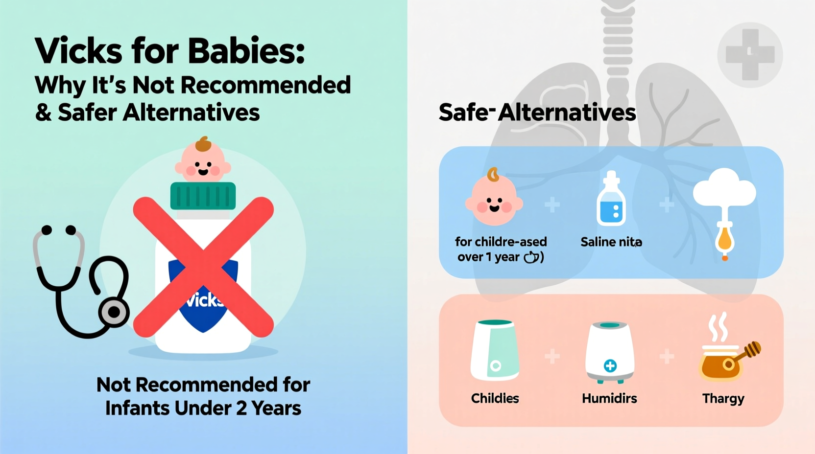 vicks for babies why its not recommended safer alternatives