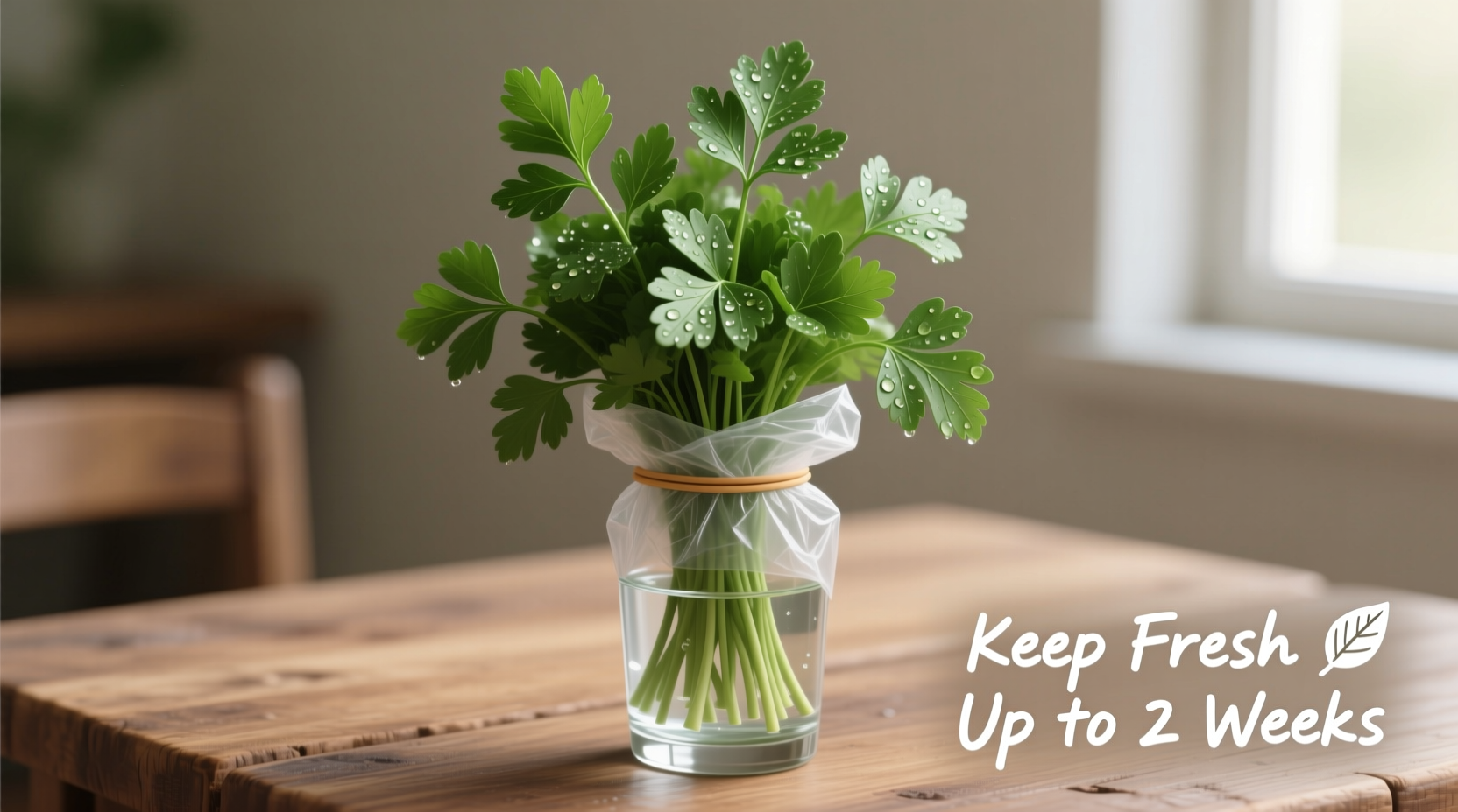 how do i store fresh parsley