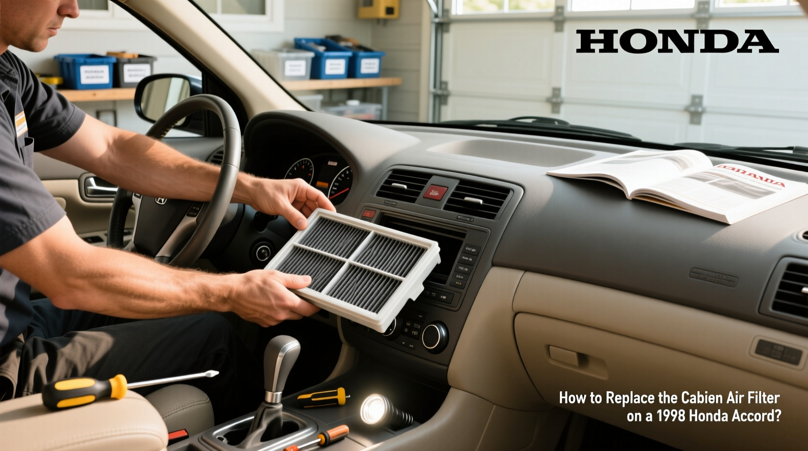 1999 Honda Accord cabin air filter replacement