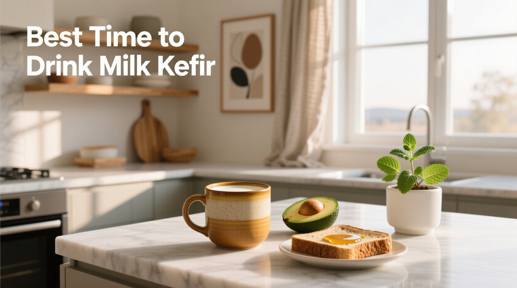 best time to drink milk kefir