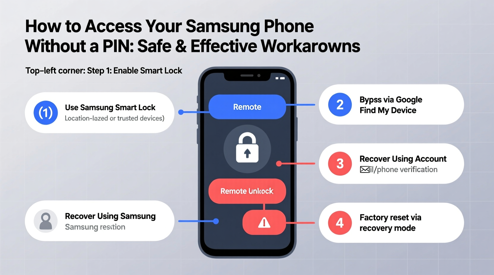 how to access your samsung phone without a pin safe and effective workarounds
