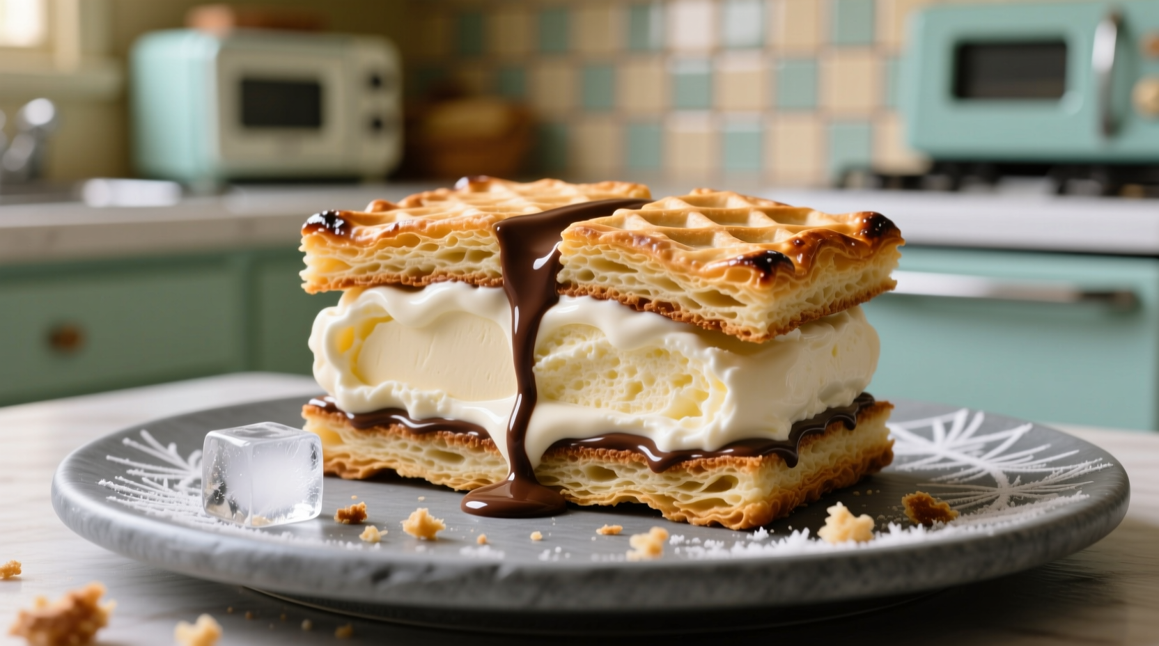 make a better ice cream sandwich with frozen pop tarts