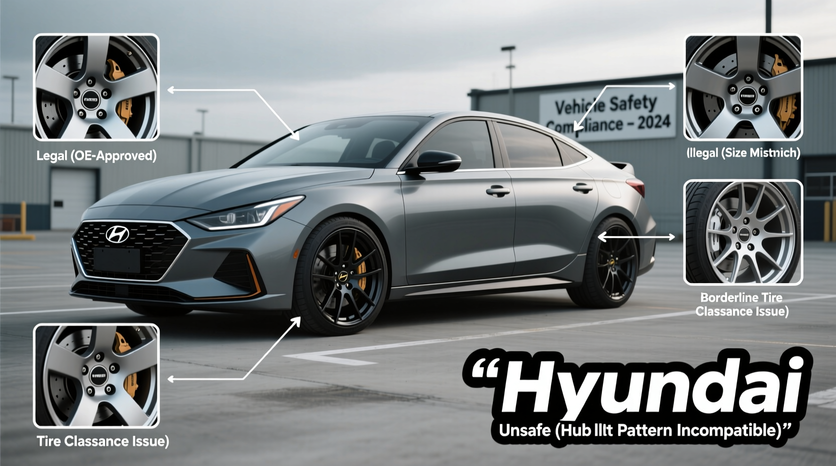 CA Hyundai Non-OEM Wheel Legality: What’s Actually Legal