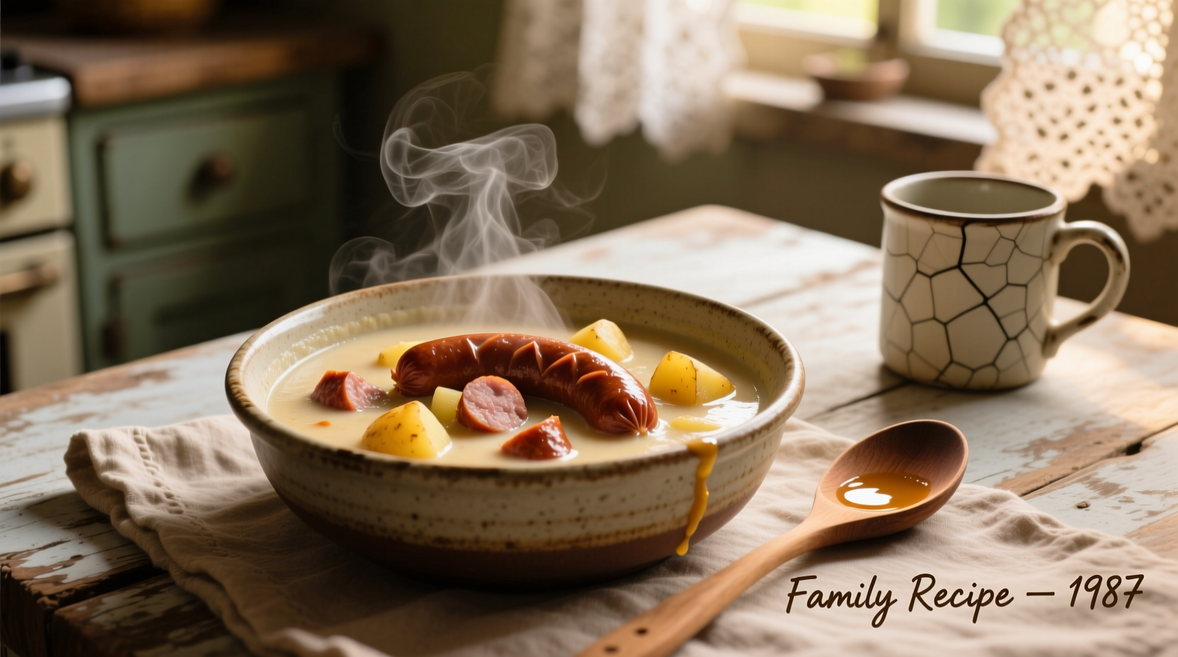 smoked sausage and potato soup