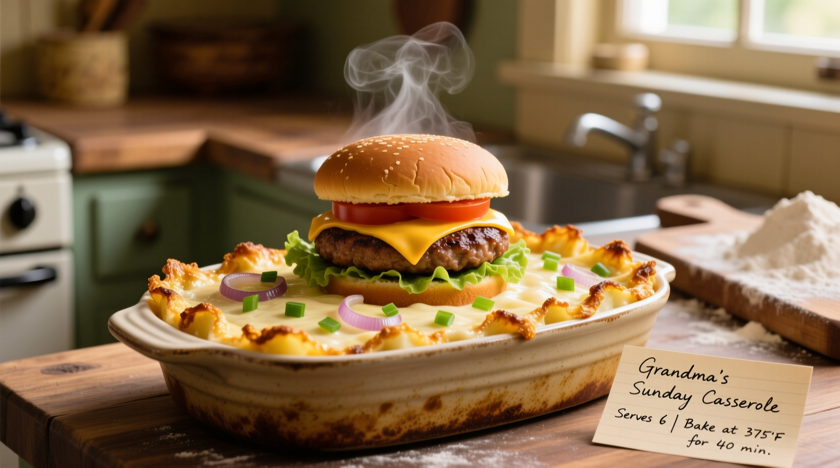 Perfect Hamburger Potato Casserole Recipe in 60 Minutes