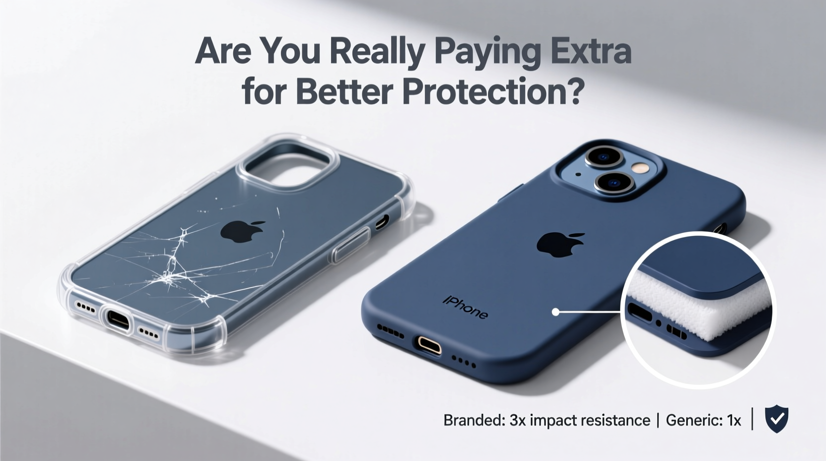 generic vs branded iphone cases are you really paying extra for better protection