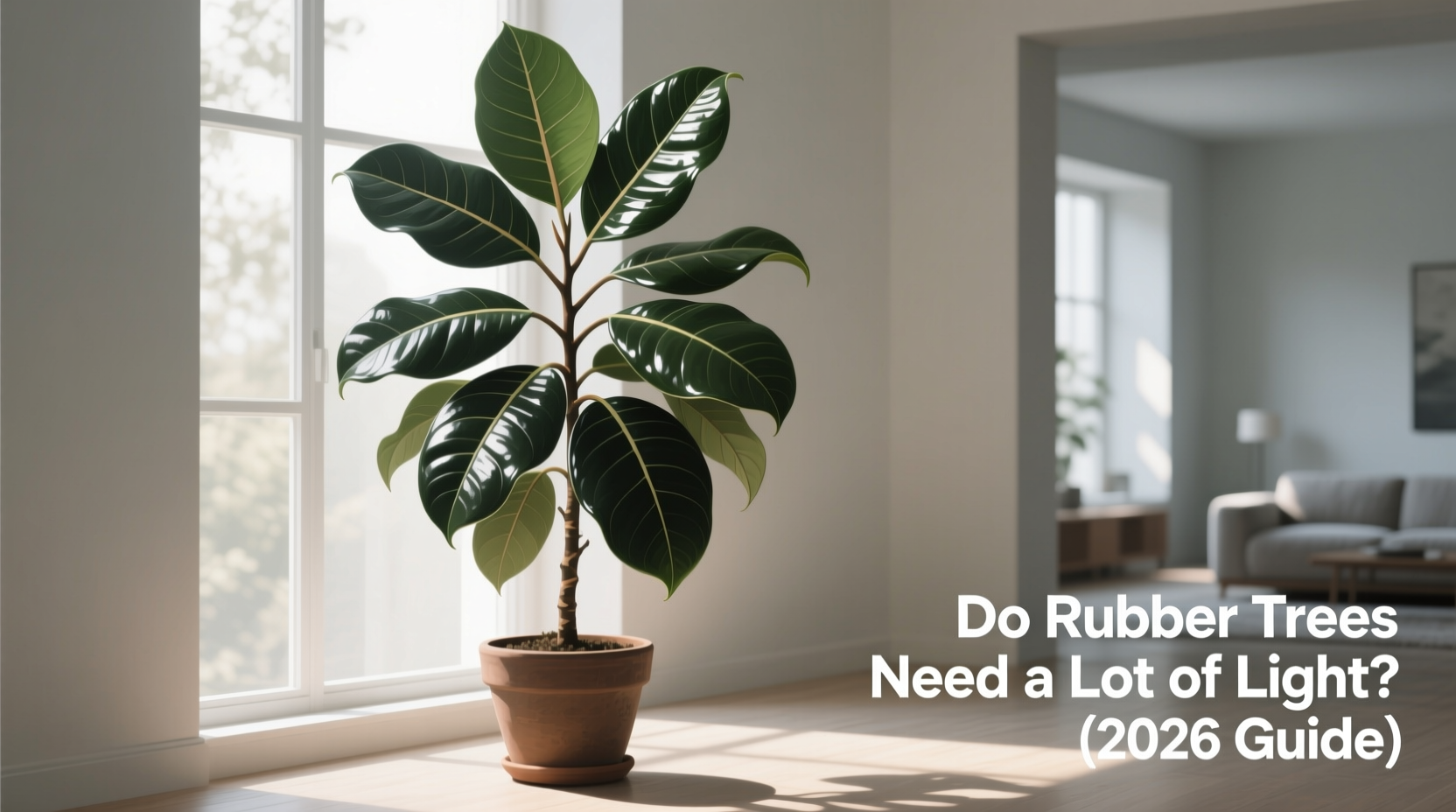 do rubber trees need a lot of light