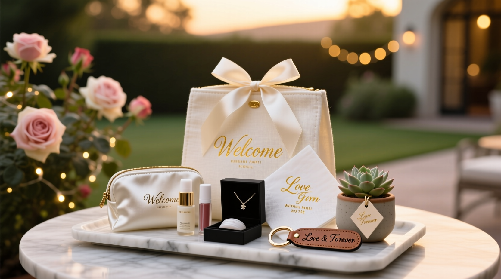 What to Put in Wedding Hotel Bags for Guests, image size:1664x928