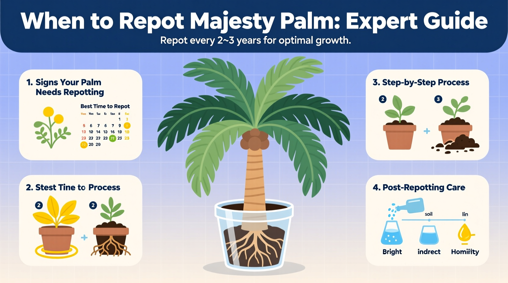 When to Repot Majesty Palm: Expert Guide