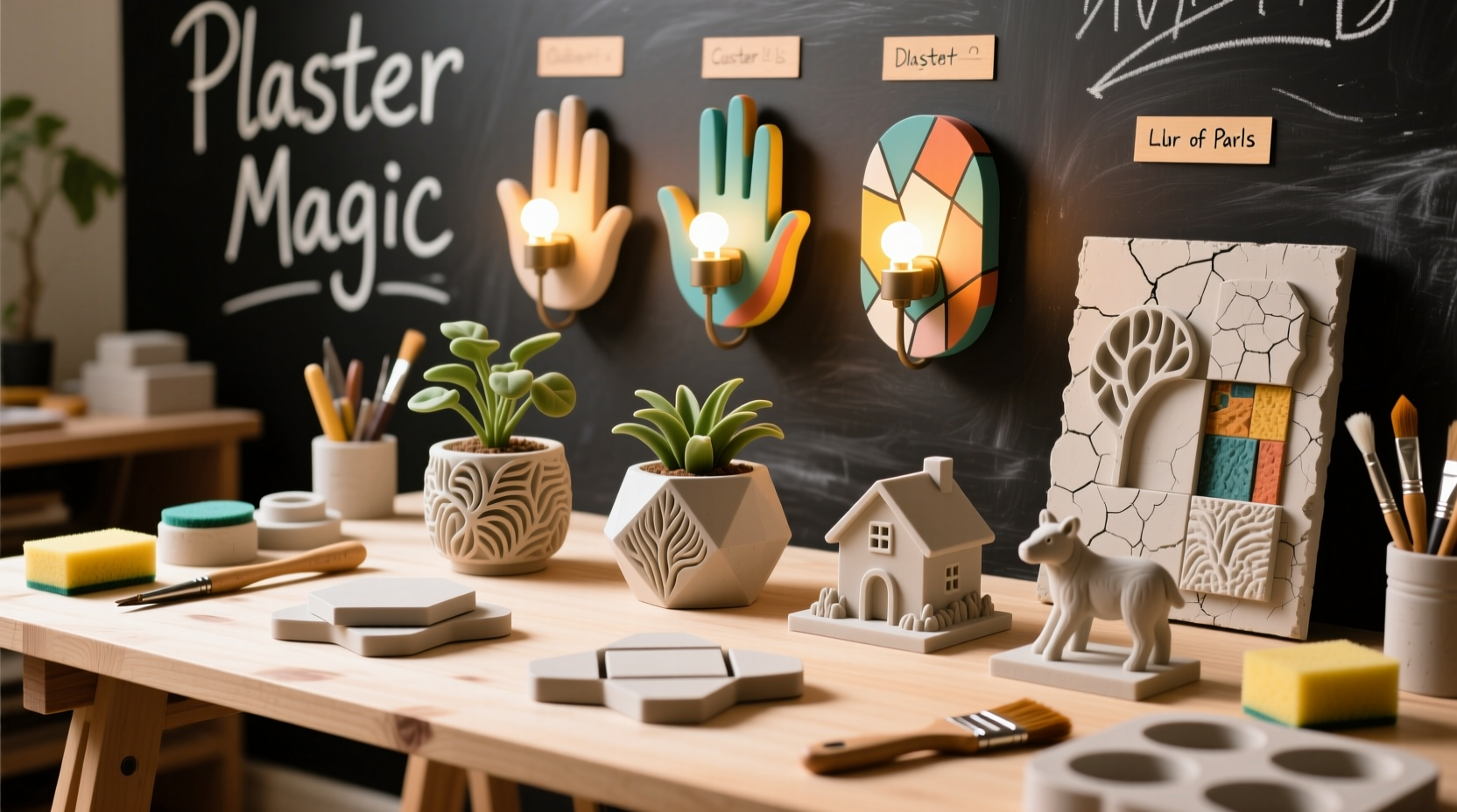 creative and practical ways to use plaster of paris for your diy projects