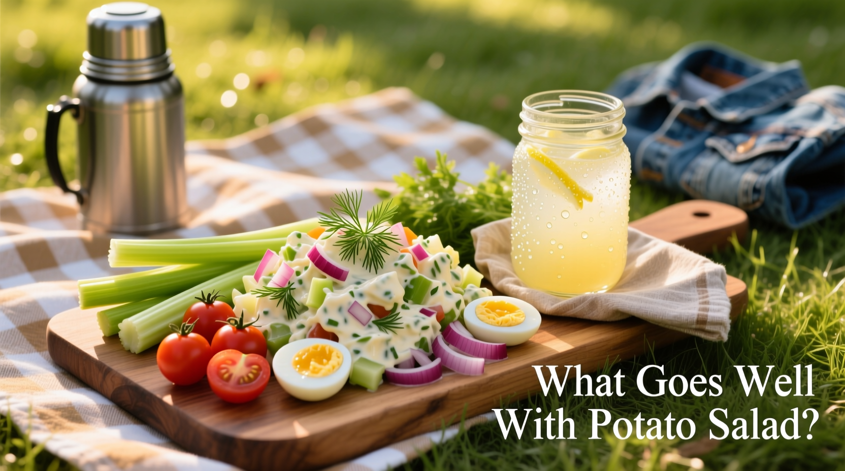 what goes well with potato salad