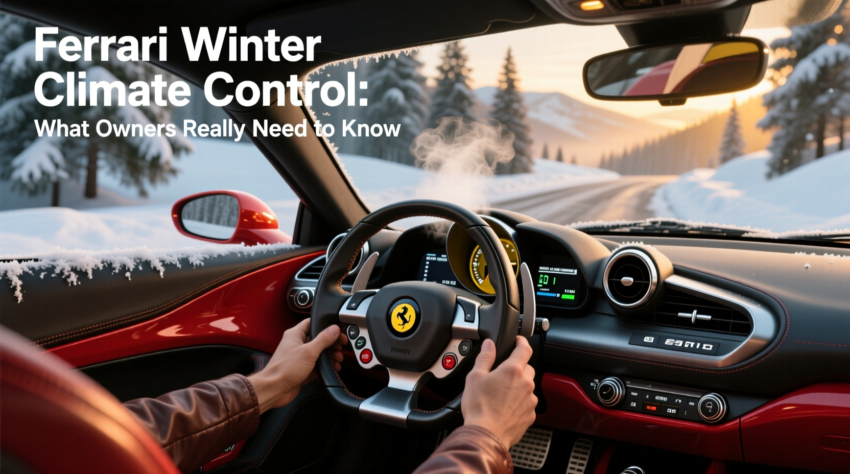ferrari winter climate control