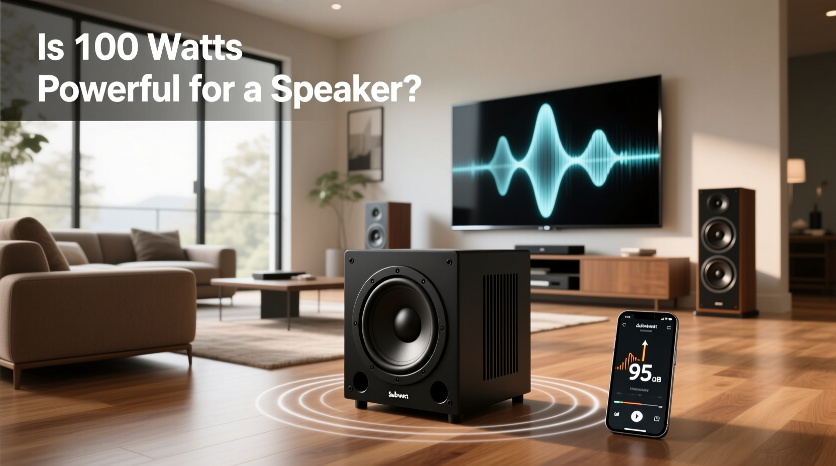 How to Choose 100 Watt Subwoofer, Is 100 Watts Powerful for a Speaker?