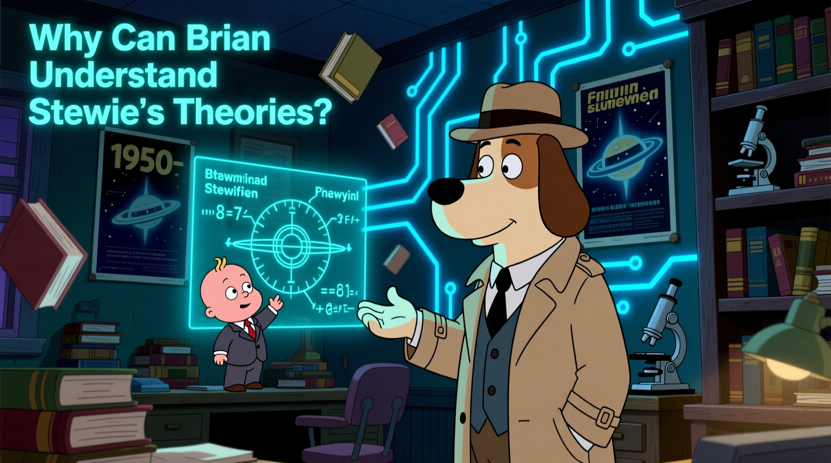 why can brian understand stewie theories and explanations