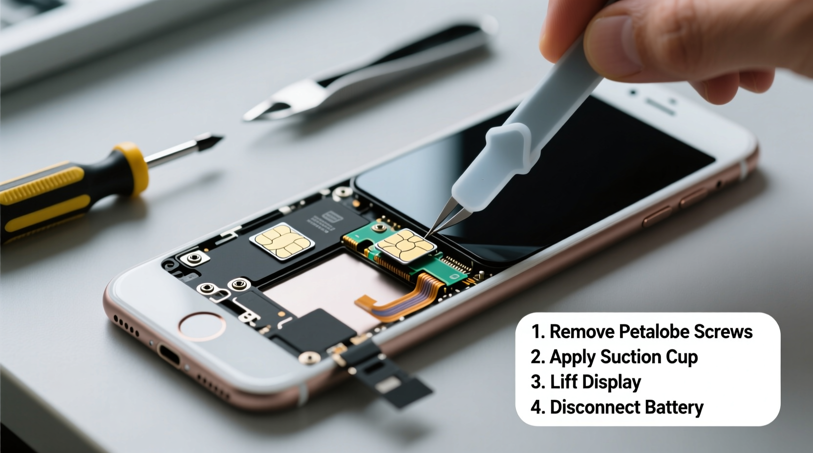 step by step guide how to safely open an iphone 7 for repairs and maintenance
