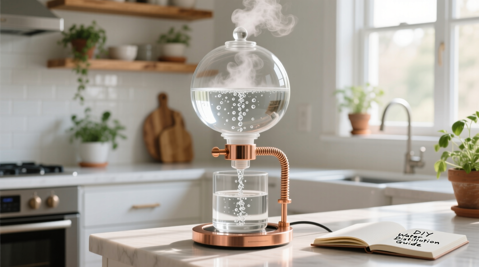 how to distill your own water at home