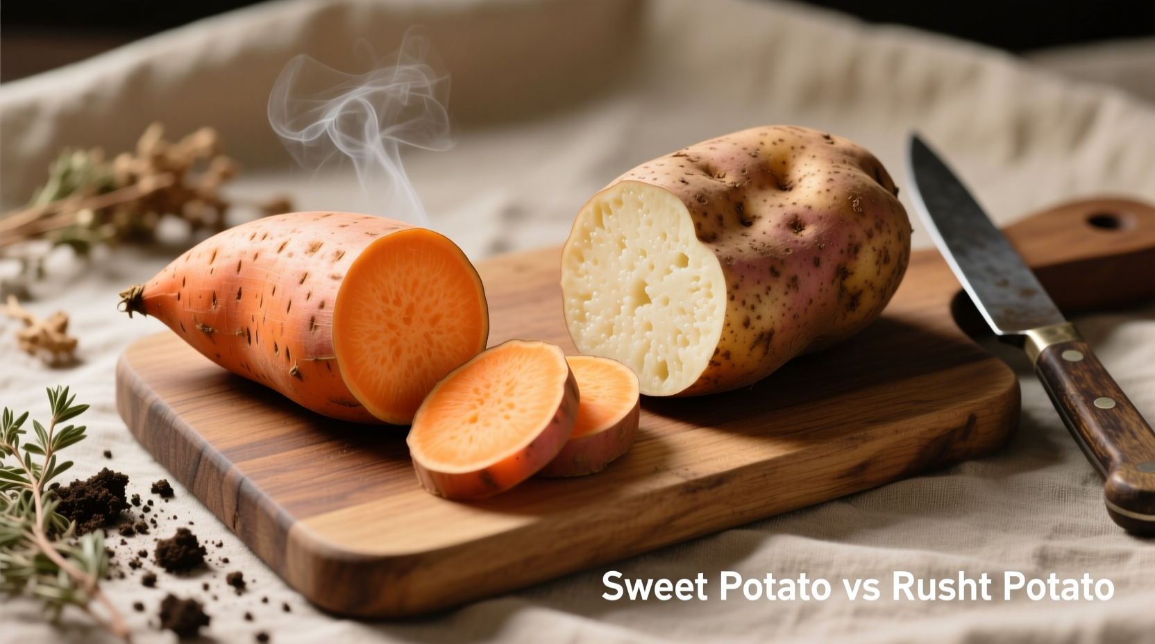 Sweet Potato vs Russet Potato: Key Differences & Best Uses