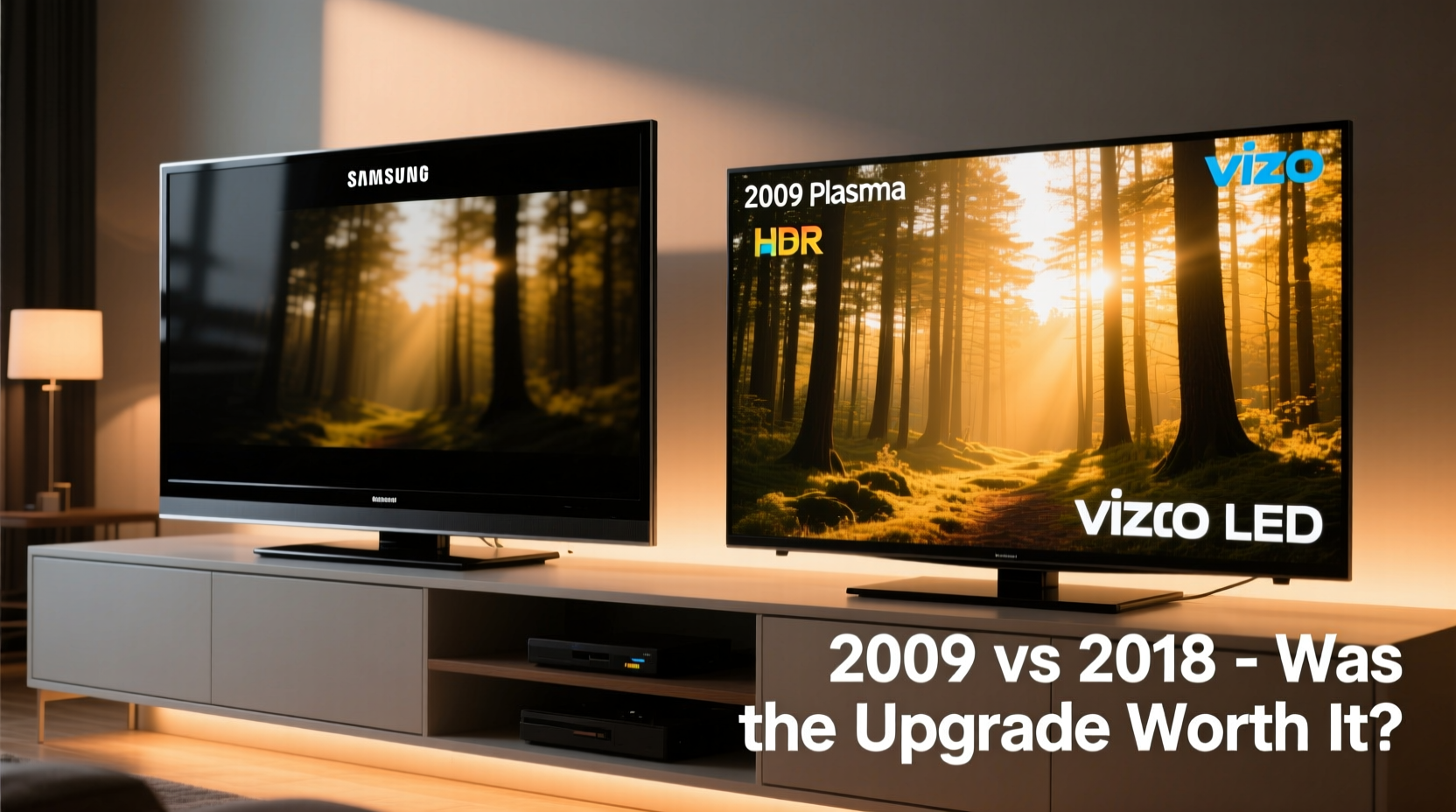 2009 samsung plasma vs 2018 vizio was upgrading really worth it did picture quality improve much