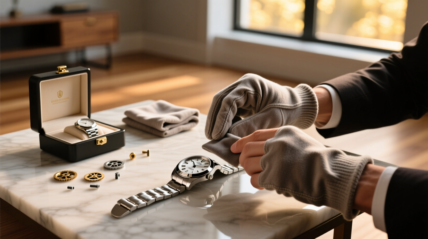 How to choose microfiber watch cleaning gloves,Can you clean a watch with a microfiber cloth?