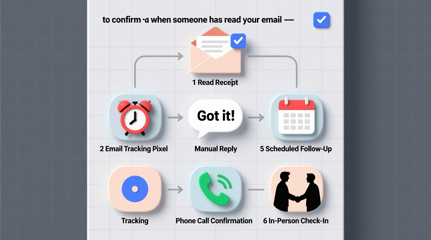 effective techniques to confirm when someone has read your email