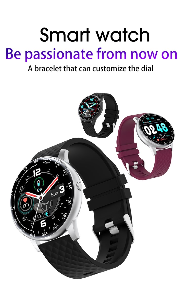 H30 relógio smartwatch 2020, pulseira inteligente, personalizável, álbum, touch screen, bt, fitness, relógio, smartwatch, h30