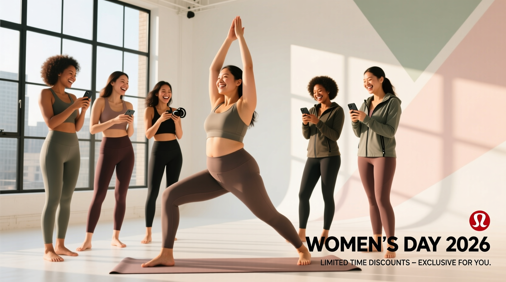 lululemon discount for womens day
