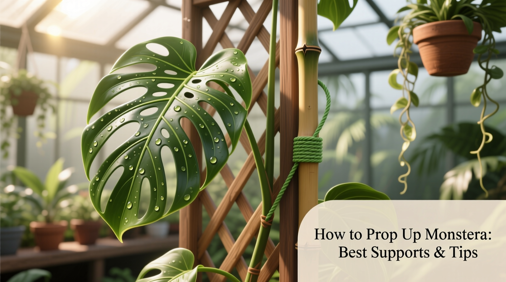 How to Prop Up Monstera: Best Supports & Tips