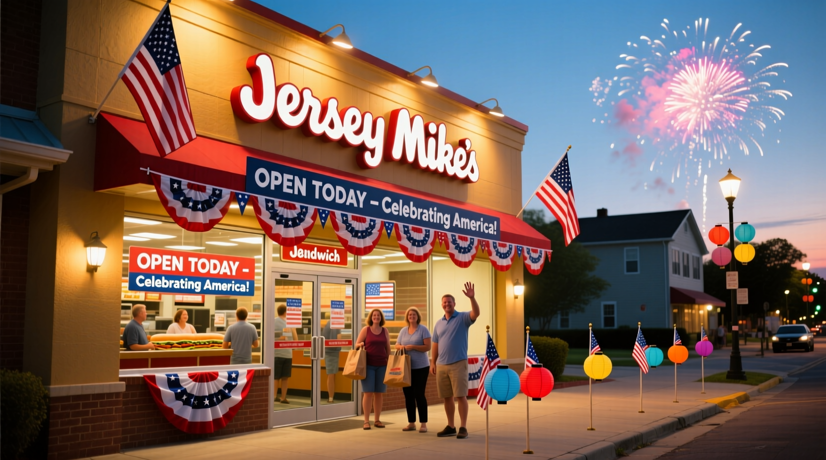 is jersey mikes open on the fourth of july