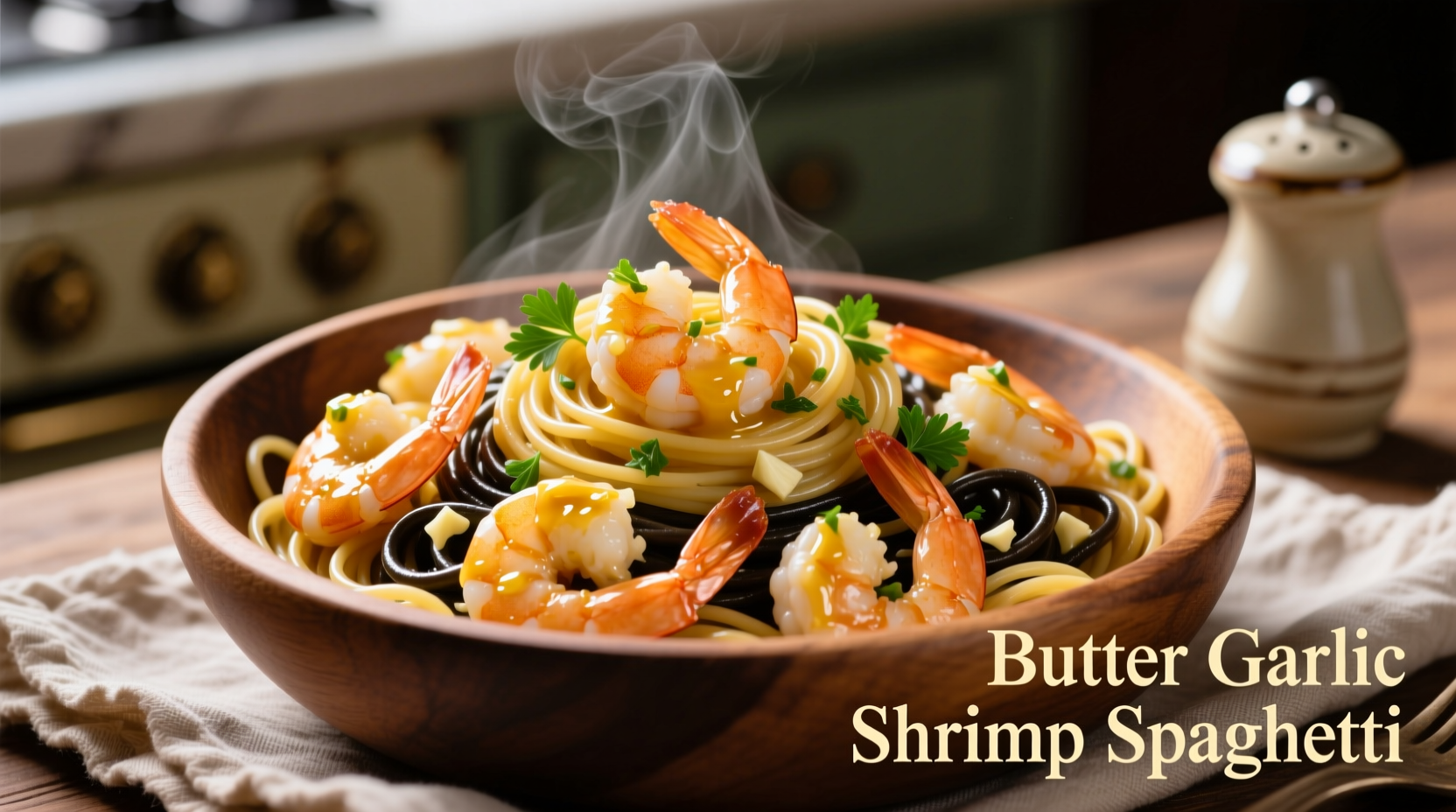 Perfect Butter Garlic Shrimp Spaghetti Recipe in 20 Minutes