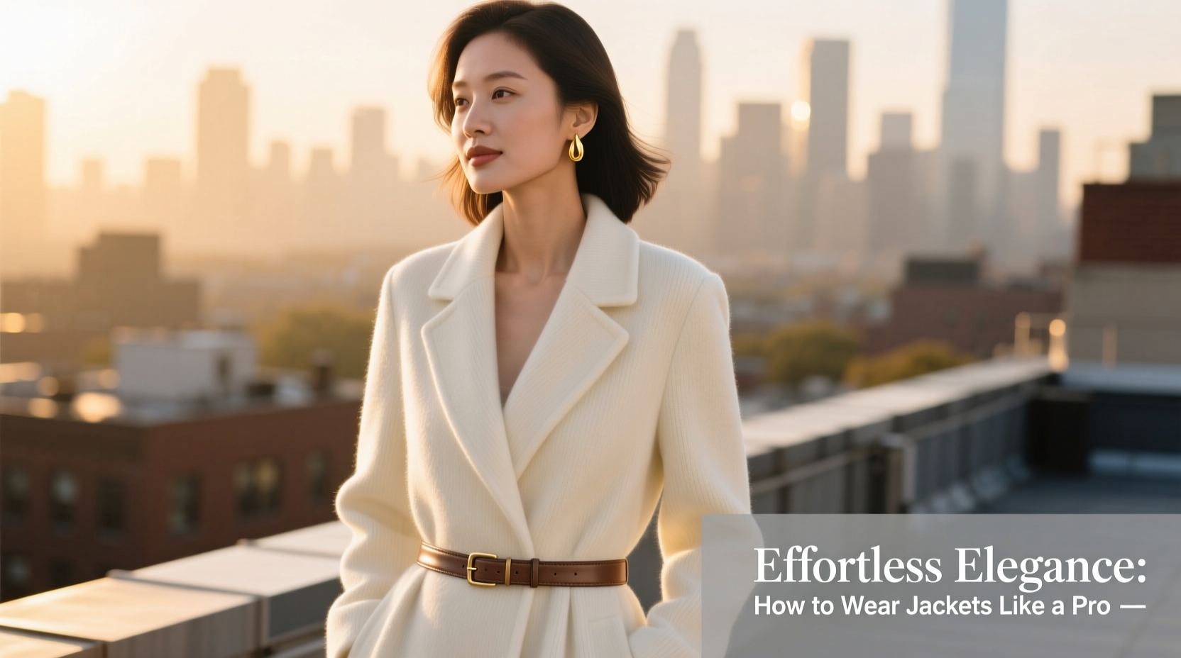 effortless elegance how to create a light and mature look using jackets