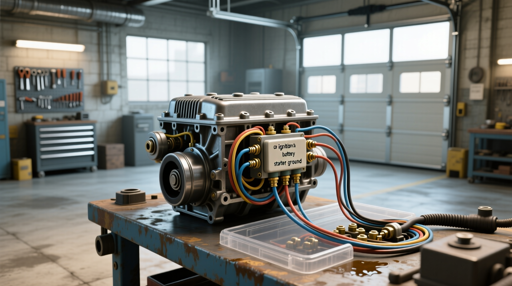 4 wire ignition switch wiring explained