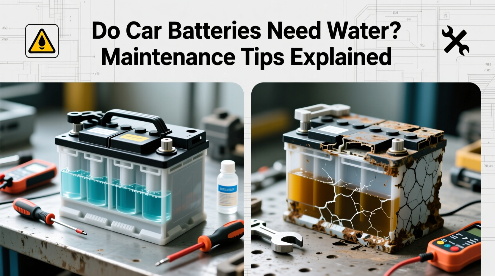 do car batteries need water