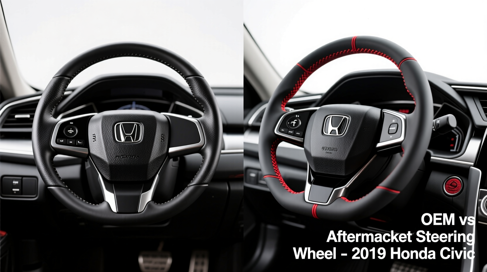 2019 civic oem vs aftermarket steering wheel