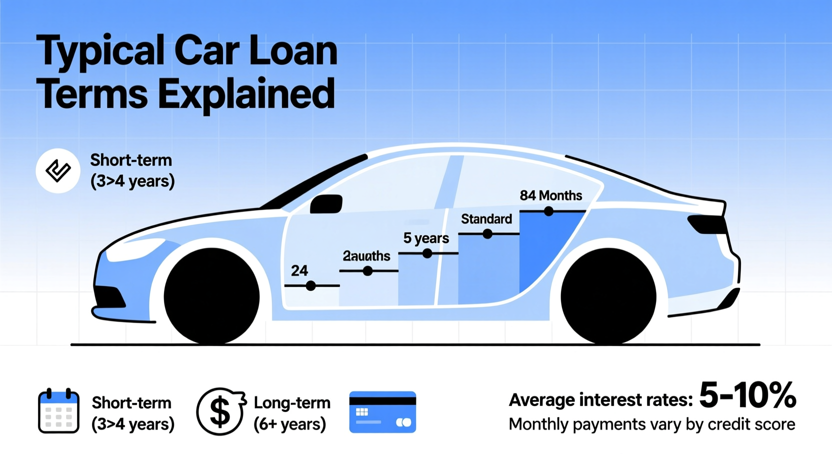 how long are car loans usually