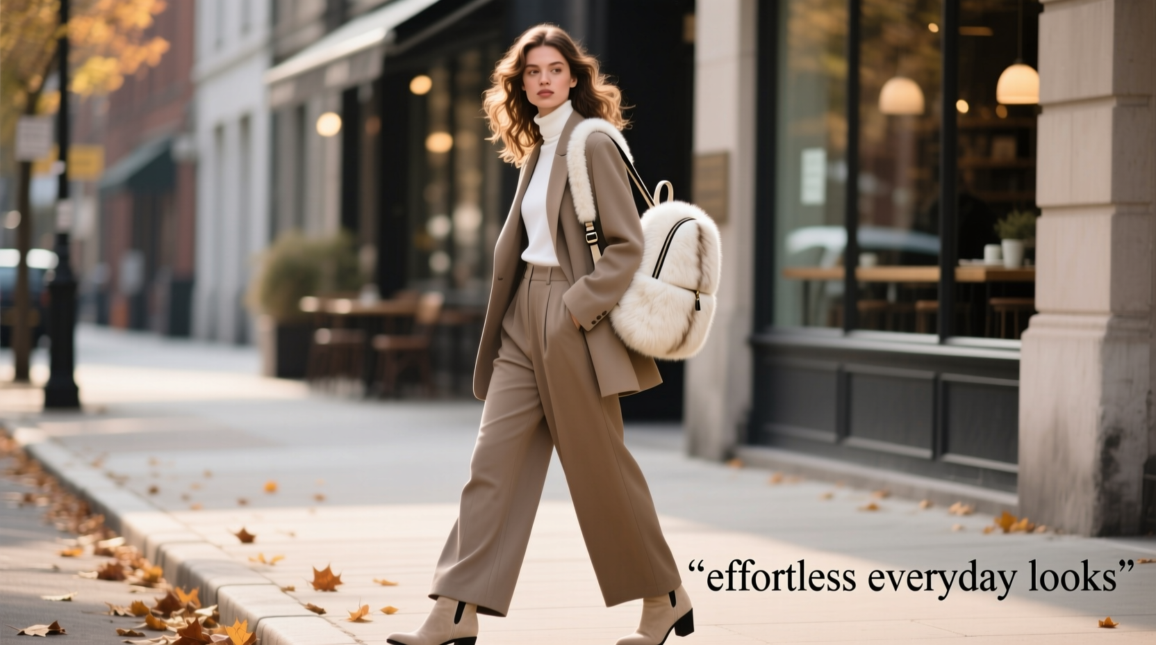 effortless everyday looks how to style a fur backpack with versatility and flair