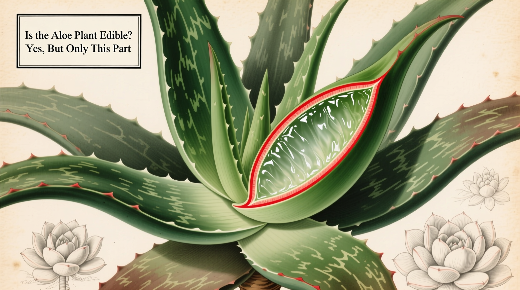 Is the Aloe Plant Edible? Yes, But Only This Part