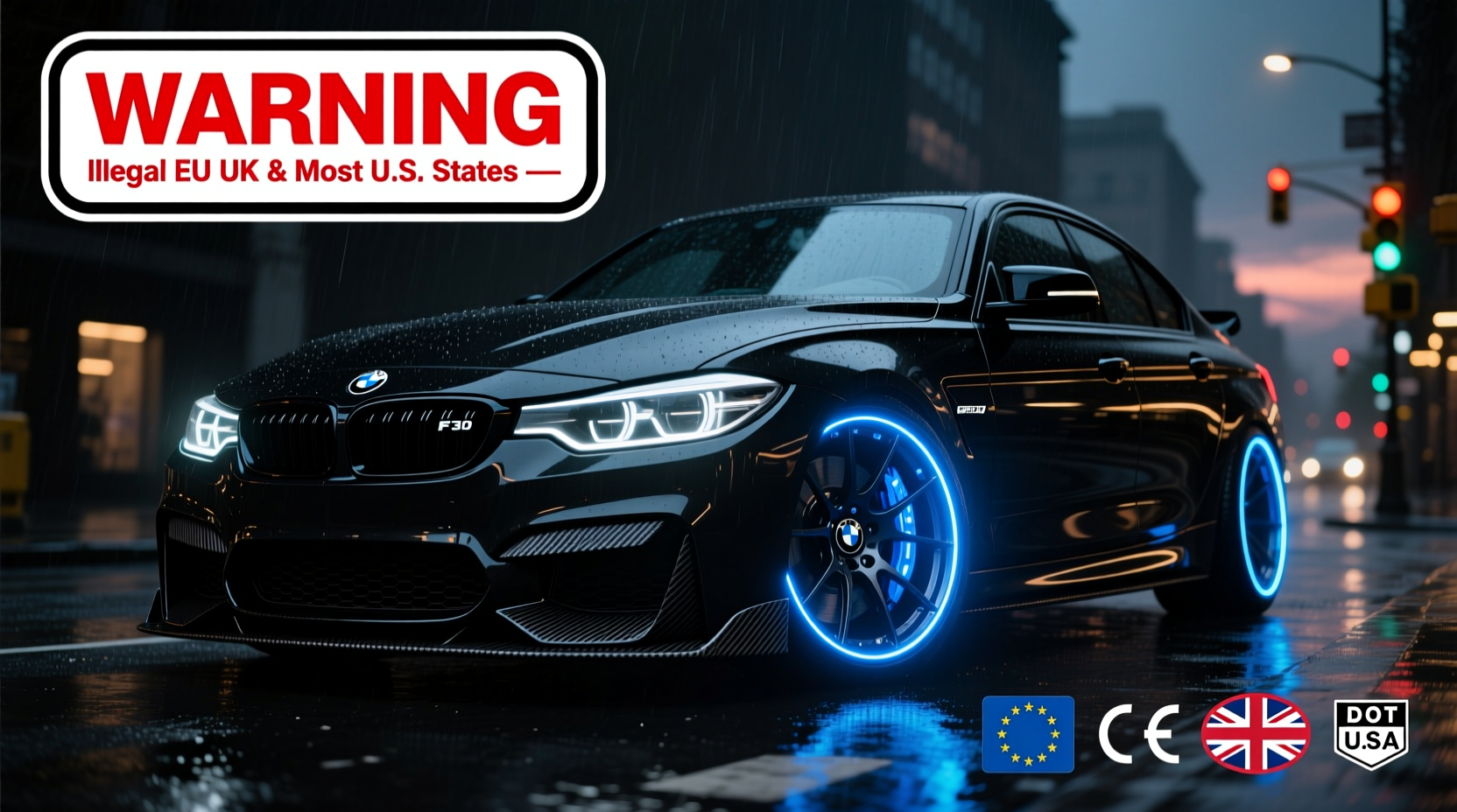 f30 carbon led wheel legality