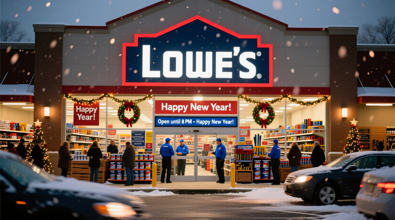 is lowes open on new years eve