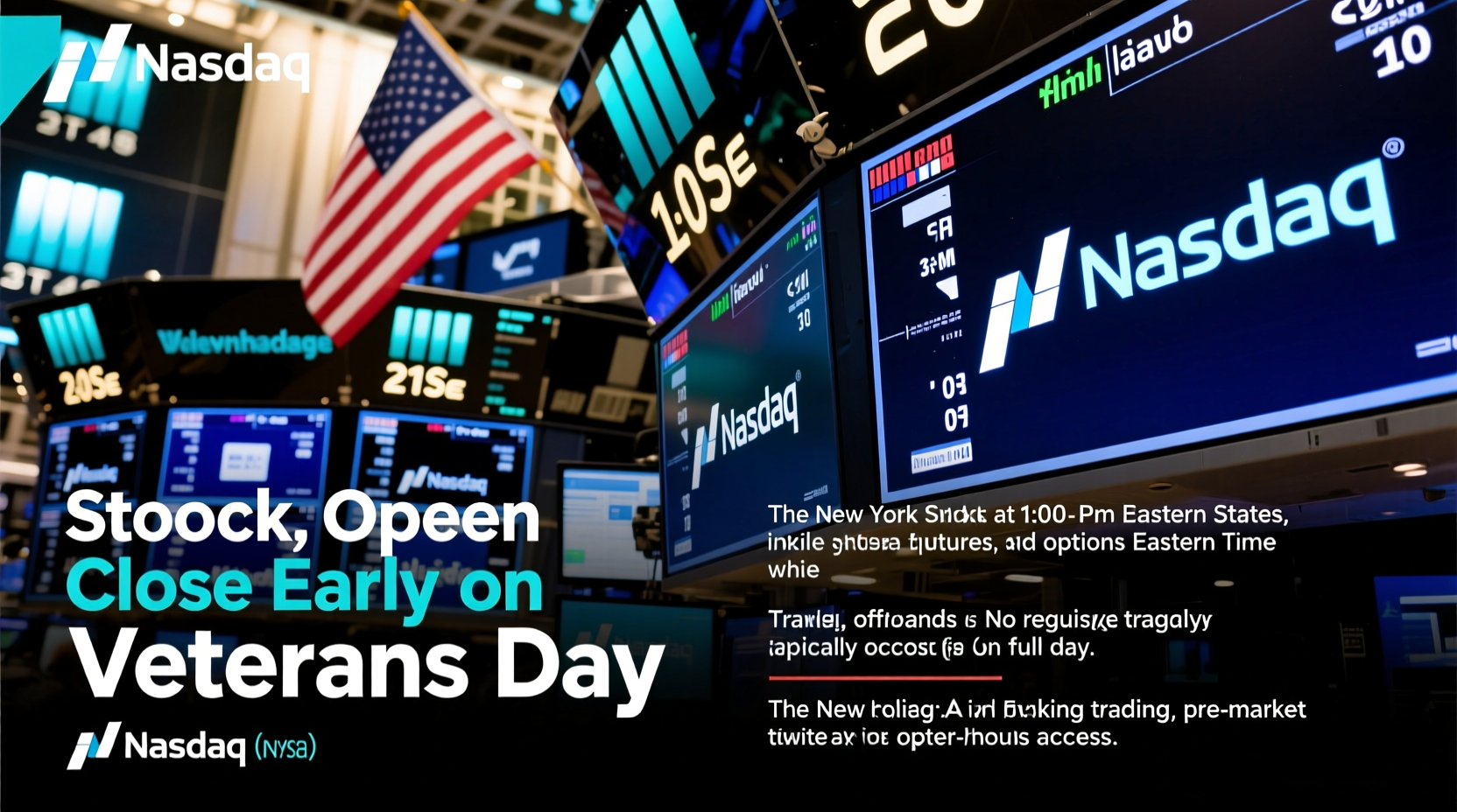 is the stock market open today on veterans day