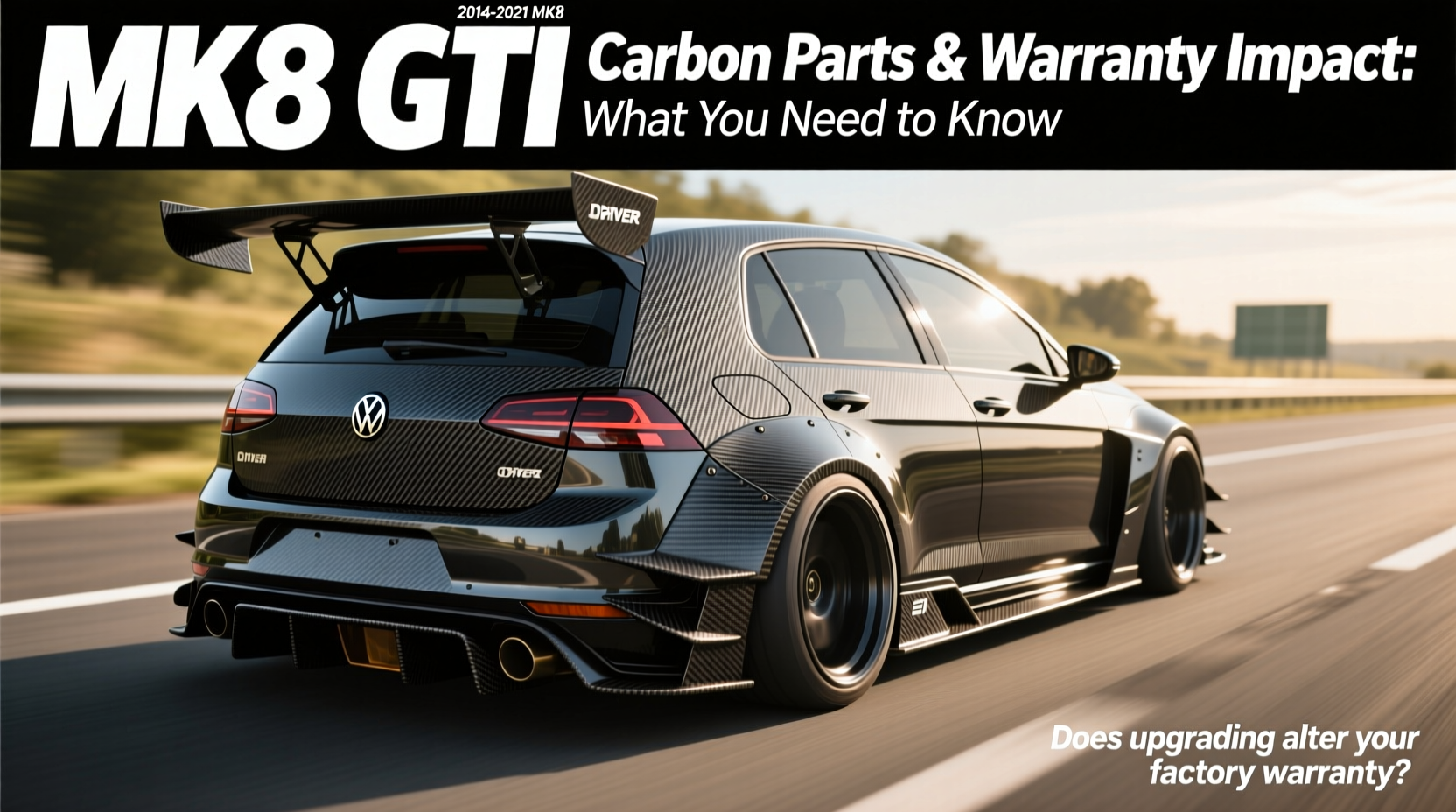 mk8 gti carbon warranty impact