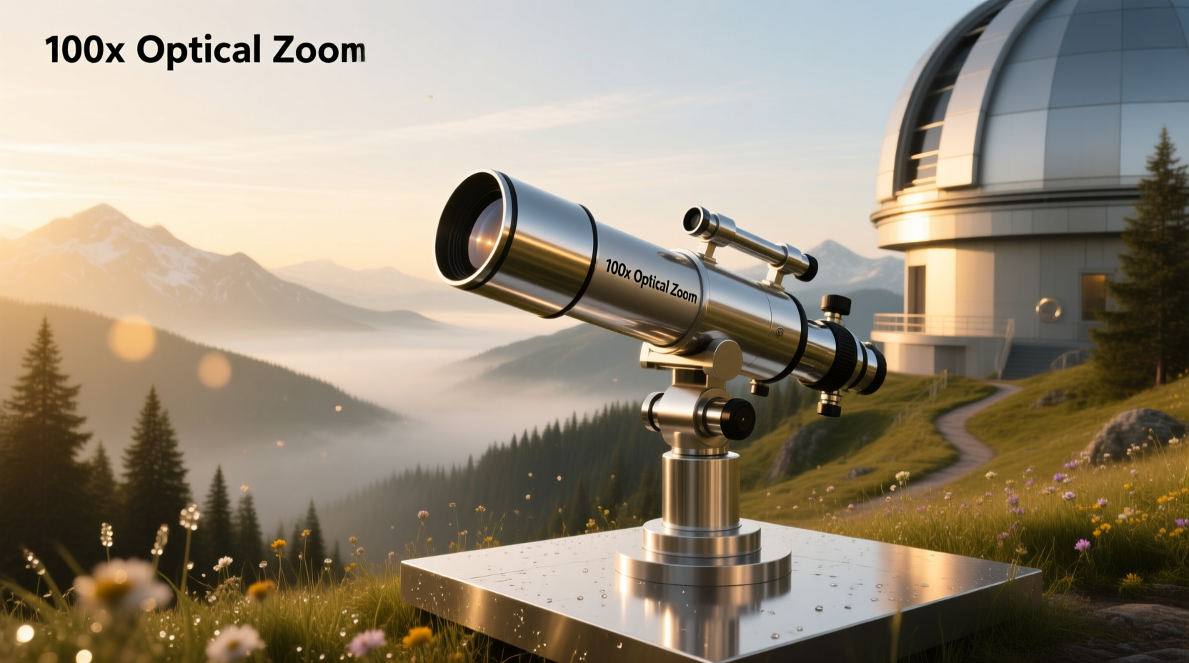 100x zoom explained optical vs hybrid reality