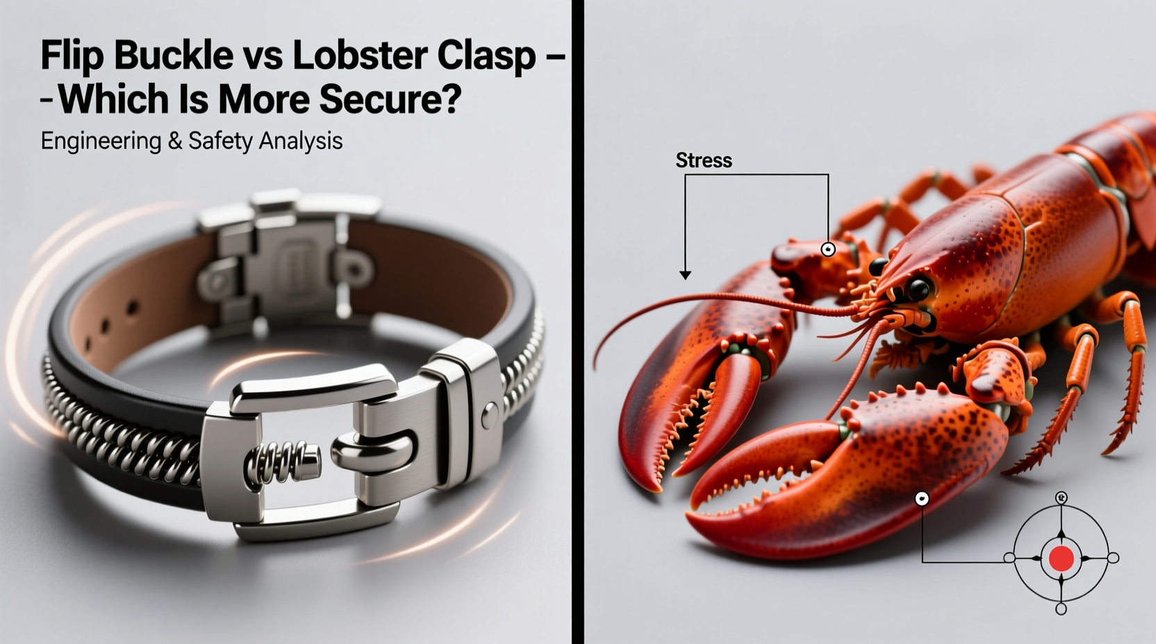 flip buckle vs lobster clasp bracelet which is actually more secure and why does it matter
